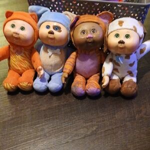 Colorful Animal Costume Plush Doll Set
